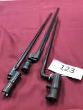 3 MARKED BAYONETS