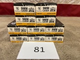 (10) BOXES MONARCH 9MM LUGER AMMO