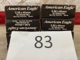 (8)  AMERICAN EAGLE 5.56 X 45 AMMO
