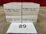 (4) BOXES 357 MAG AMMO