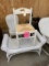 4PC WHITE WICKER