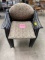 (7) FABRIC STACKING ARM CHAIRS