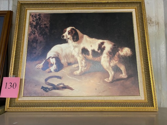 FRAMED DOGS PRINT