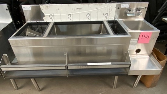 NEW BEVERAGE STATION, JOCKEY BOX, COCKTAIL STATION, SPEED RACK  AND HAND SINK