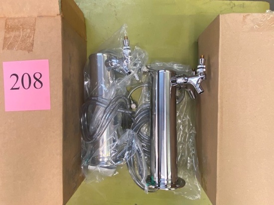(2) MICRO MATIC 3" DUAL BEER HEAD NEW IN BOX