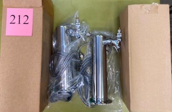 (2) MICRO MATIC 3" DUAL BEER HEAD NEW IN BOX