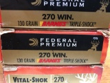 (7) BOXES FEDERAL 270 WIN