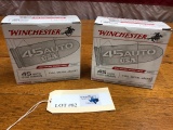 (2) BOXES WINCHESTER 45 AUTO