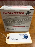 WINCHESTER 200 ROUND RANGE PACK  .45 AUTO