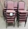 SET OF 20 STACKING CHAIRS
