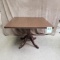 WOOD BASE DINING TABLE 42