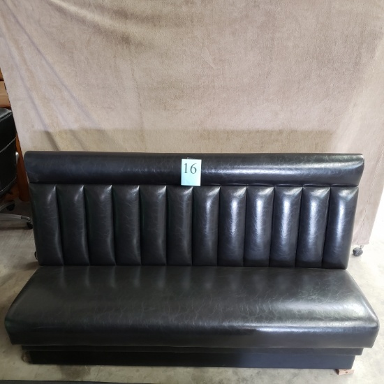 BLACK BOOTH BENCH