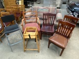 LOT OF CHAIRS AND LOVESEAT