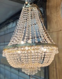 FRENCH EMPIRE CRYSTAL CHANDELIER
