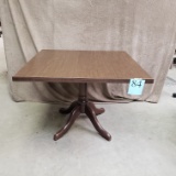 WOOD BASE DINING TABLE 42