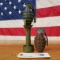 LOT OF 2 GRENADES 1 WITH LAUNCHER