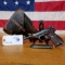 WALTHER P-38 9MM DATED 1945 PISTOL WITH HOLSTER AND GERMAN NAZI STAMP