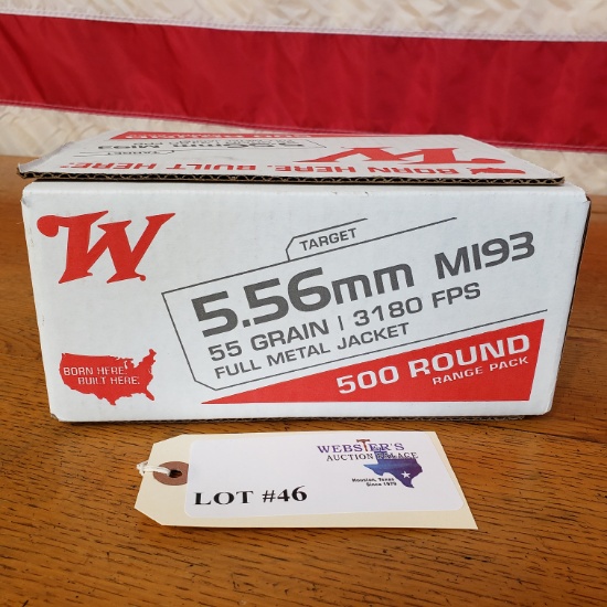 (1) BOX WINCHESTER 5.56 RANGE PACK