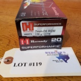 HORNADY 7MM - 08 REM *40 TOTAL ROUNDS*