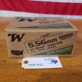 (1) BOX WINCHESTER 5.56MM *500 TOTAL ROUNDS *