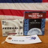 (2) BOXES FEDERAL 22LR - 525 ROUNDS PACK AND 325 ROUND PACK