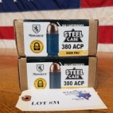 (2) BOXES MONARCH 380 ACP