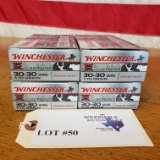 (4) BOXES WINCHESTER SUPER-X  30-30 WIN