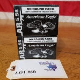 (2) BOXES AMERICAN EAGLE 5.56X45MM NATO