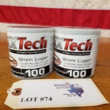 (2) BOXES XXTECH 9MM LUGER