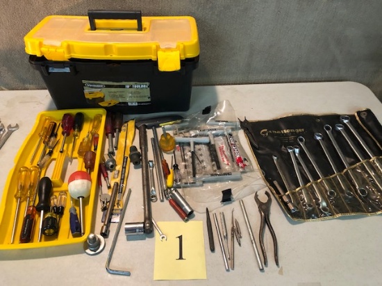 LOT OF TOOLS W/ TOOL BOX