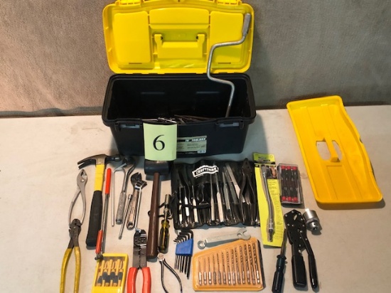 LOT OF TOOLS W/ TOOL BOX