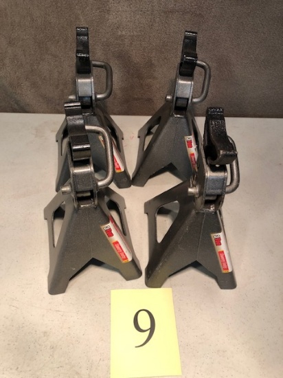 (4) PITTSBURGH 3-TON HEAVY JACK STANDS