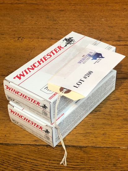 (2) BOXES WINCHESTER 357SIG 125GR FMJ *100 ROUNDS