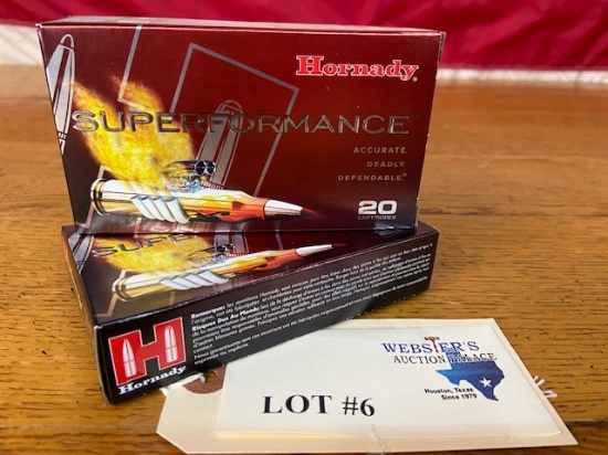 (2) BOXES HORNADY SUPERFORMANCE 308WIN