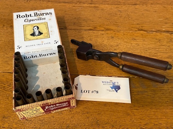 40-82CAL PRESS AND BRASS SHELLS