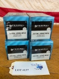 (4) BOXES FEDERAL .22LR 40GR *2,000 ROUNDS