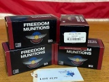 (4) BOXES FREEDOM MUNITIONS 223 CAL 55GR FMJ *200 ROUNDS