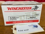 (1) RANGE PACK WINCHSTER 5.56MM M193 55GR *200 ROUNDS