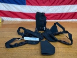 LOT OF SHOULDER HOLSTER AND BELT HOLSTER