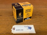 (1) BOX BROWNING 223 REM 55GR FMJ *120 ROUNDS