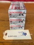 (3) BOXES WINCHESTER 30-30 WIN 170GR POWER POINT *60 ROUNDS
