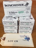 (7) BOXES WINCHESTER 5.56MM M855 GREEN TIP 62GR FMJ *140 ROUNDS