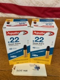 (2) BOXES AGUILA .22 SUPER EXTRA 40GR *1,000 ROUNDS