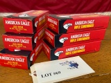(6) BOXES AMERICAN EAGLE .223 REM 55GR FMJ BOAT TAIL *120 ROUNDS
