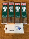 (4) BOXES CCI 22LR GREEN TAG *400 ROUNDS
