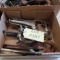 LOT OF TOOLS - PIPE WRENCHES, HAMMER, VICE GRIPS, MISC. TOOLS