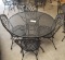 5PC OUTDOOR PATIO ROUND TABLE WITH 4 CHAIRS