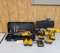 LOT OF DEWALT TOOLS - 18V SAWZALL, IMPACT, DRILLS, BATTERIES AND CHARGER
