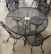 5PC OUTDOOR PATIO SET WITH ROUND TABLE
