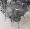 5PC OUTDOOR PATIO SET WITH ROUND TABLE